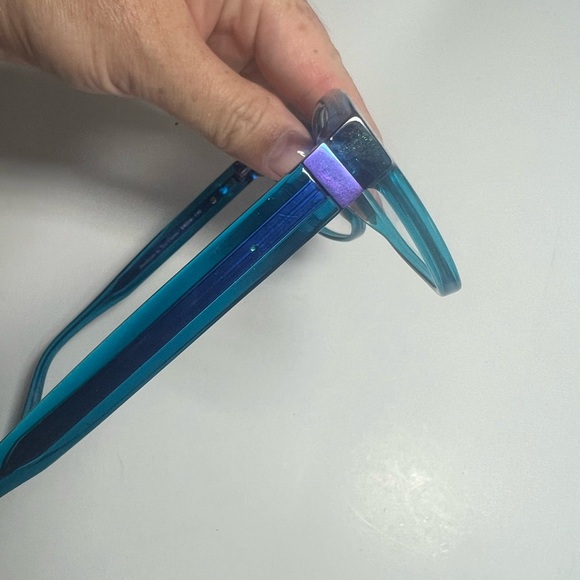 TOM DAVIES TD679 Col 1950 teal blue and purple acetate 54-16-140 New - Picture 6 of 14